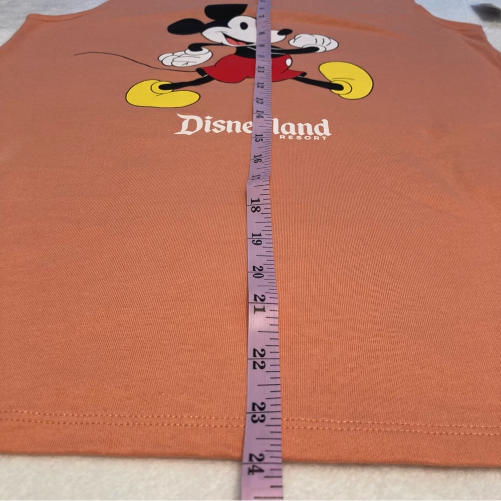 Disney Parks Disneyland Peach Orange Tank Top Women Sizes XS, M, 2X - Picture 10 of 14